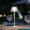Lampe De Table Sans Fil - LUMISKY - BEVERLY WHITE - H34 Cm - LED Blanc Chaud