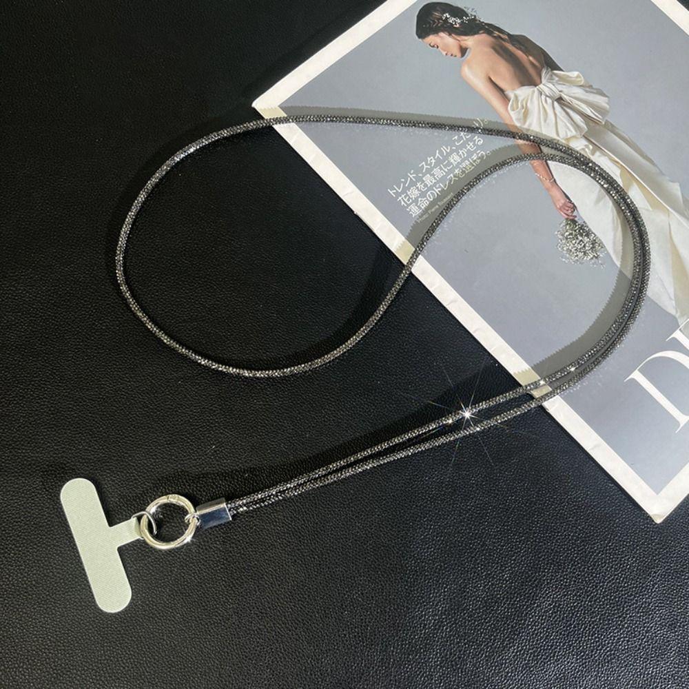 Ремешок для телефона со стразами, яркий чехол для телефона, ремни-цепочки, подвесной шнур, аксессуары для телефонов