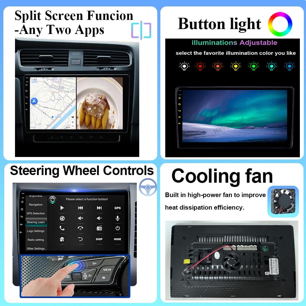 Android 14 для Volkswagen VW Touareg 2002 - 2012 Радио Мультимедийный Плеер Экран Автомобильное Головное Устройство Навигация Нет 2Din DVD 5G WIFI BT