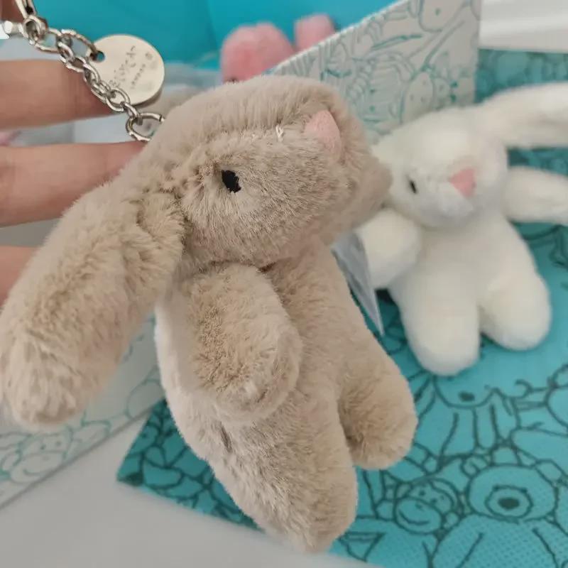 Плюшевый брелок Jellycat Shy Bunny: Милый аксессуар в виде куклы-зайчика