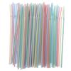 100шт одноразовые соломинки гибкие пластиковые соломинки полосатая радужная соломинка для питья