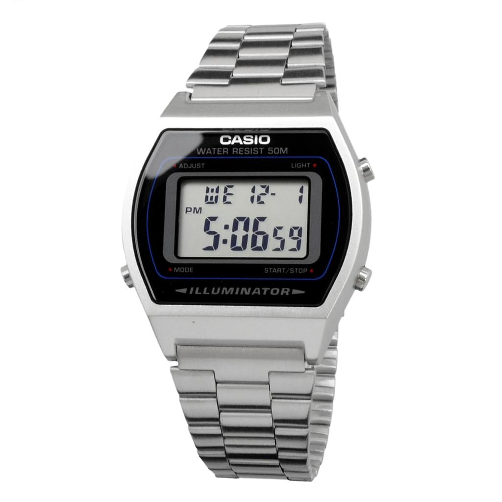 CASIO цифровые часы винтажной серии унисекс серебристые Overseas модель [Casio] B640WD-1AV [товары]