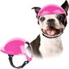 Регулируемый ремешок для собак с отверстиями для ушей, кепка для езды на домашнем животном, симпатичный шлем для домашних животных, шапка, товары для животных