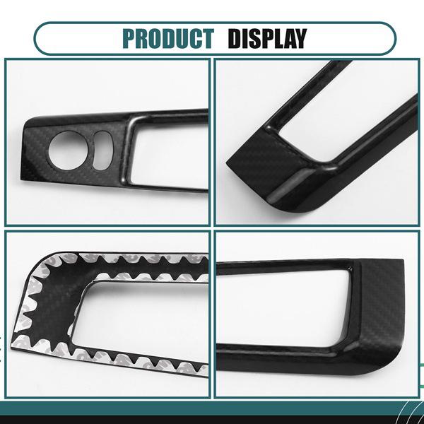 Панель переключателей с функцией подъема из углеродного волокна для Fiat 500 Abarth 595/695 (08-24)
