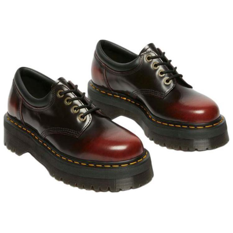 Dr. Martens 8053 Leather Quad Arcadia Fashion Versatile Durable Low-Top Casual Shoes Unisex casual shoes Black Brown 40905600