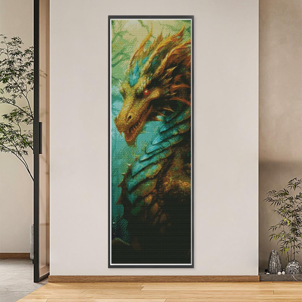 EY# Полная вышивка Эко-хлопковая нить 11CT Печатный набор для вышивки крестом с изображением животных Искусство