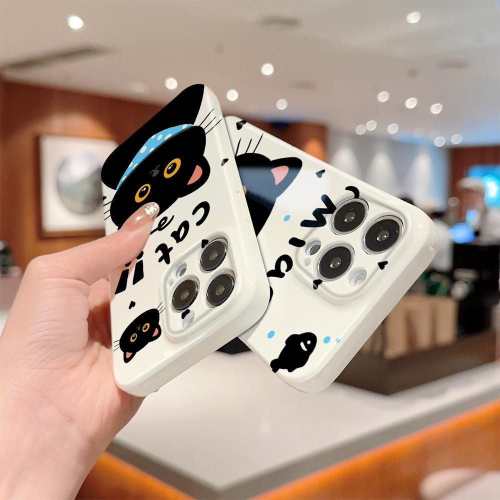 Универсальный чехол для телефона с пленкой, мультяшный модный дизайн, твердый корпус, полное покрытие камеры, противоударный защитный чехол для OPPO Realme OnePlus Infinix Tecno