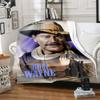 1pc John Wayne Western Vintage Poster blanket, al season lightweigh Poster blanket home office outdoor nap multifunc Poster blanketional blanket