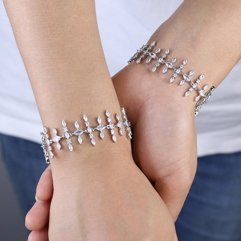 2023 Sparking Bling Silver Plated Fashion Bohemia Styles Women Jewelry Set CZ Cubic Zirconia Choker Necklace