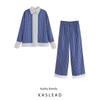 Kaslead New Arrival Women's Clothing Fashion Style Fashion Stripes Shirt Casual Pants 87067193 87087193