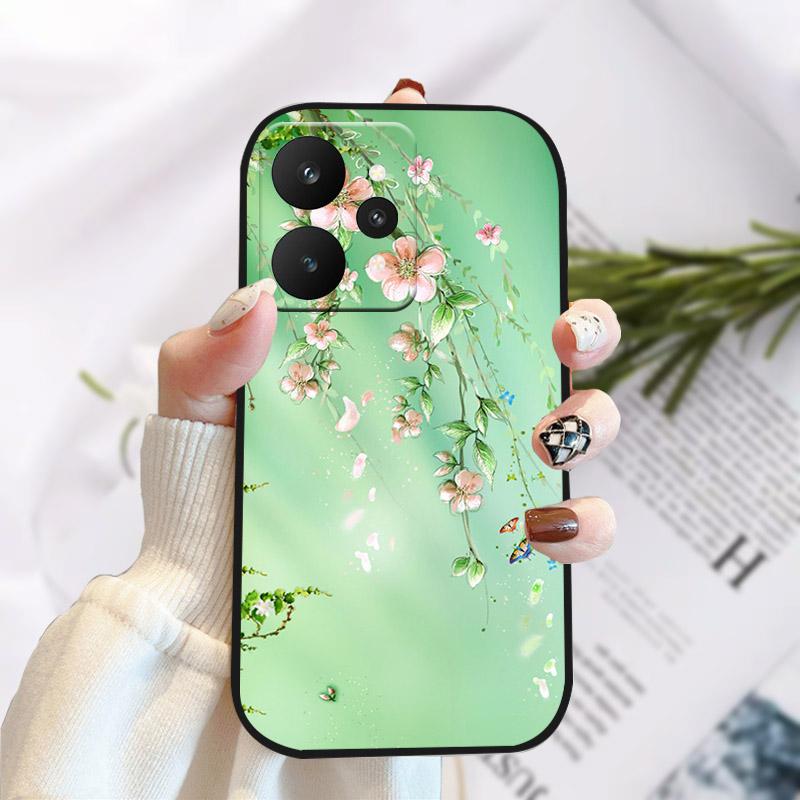 Чехол для Realme 15 15Pro 5G Стильный чехол с принтом на задней панели Для Realme15 15 Pro Мягкий ТПУ Силиконовый Funda Capa RMX5101 RMX5106 Бампер