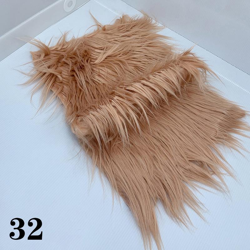 25x45 см DIY ручная работа украшение для дома косплей ткань 8 см ворс искусственный мех ткань для пэчворка
