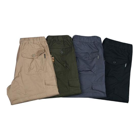 Мужские брюки длиной до икр, свободные брюки-карго с затягивающимся шнурком, летние повседневные спортивные брюки с несколькими карманами на молнии для повседневной носки, для спорта и улицы