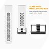 NotoCity Compatible with Fenix 6S Pro watchbans for Fenix 6S/Fenix 7S/Fenix 5S / 5S Plus/D2 Delta S Smartwatch (White-black)