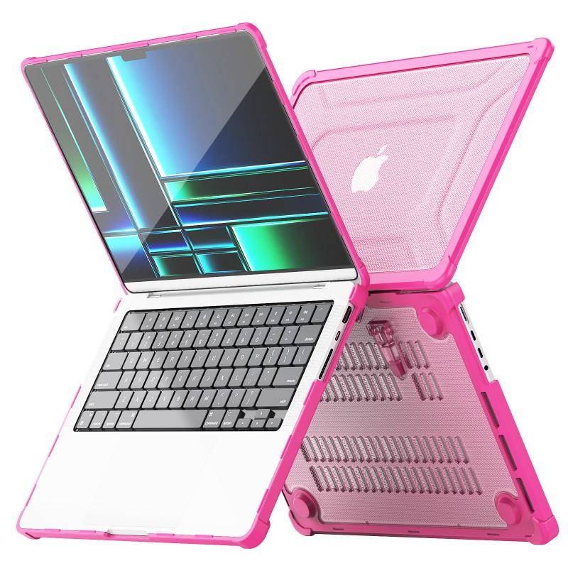 Защитный чехол на весь корпус для MacBook Pro 14 дюймов TPUPC Ударопрочный чехол Анти-отпечатки пальцев Тонкая посадка M1 M2 M3