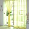 Colorful Floral Tulle Door Window Curtain Sheer Valances Scarf