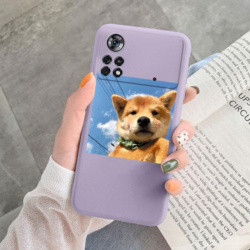 For POCO X4 Pro 5G NFC Case Watermelon Cute Fruit Love Heart Butterfly Women Dog Flower Silicone For Poco X4pro 5 G Phone Cover