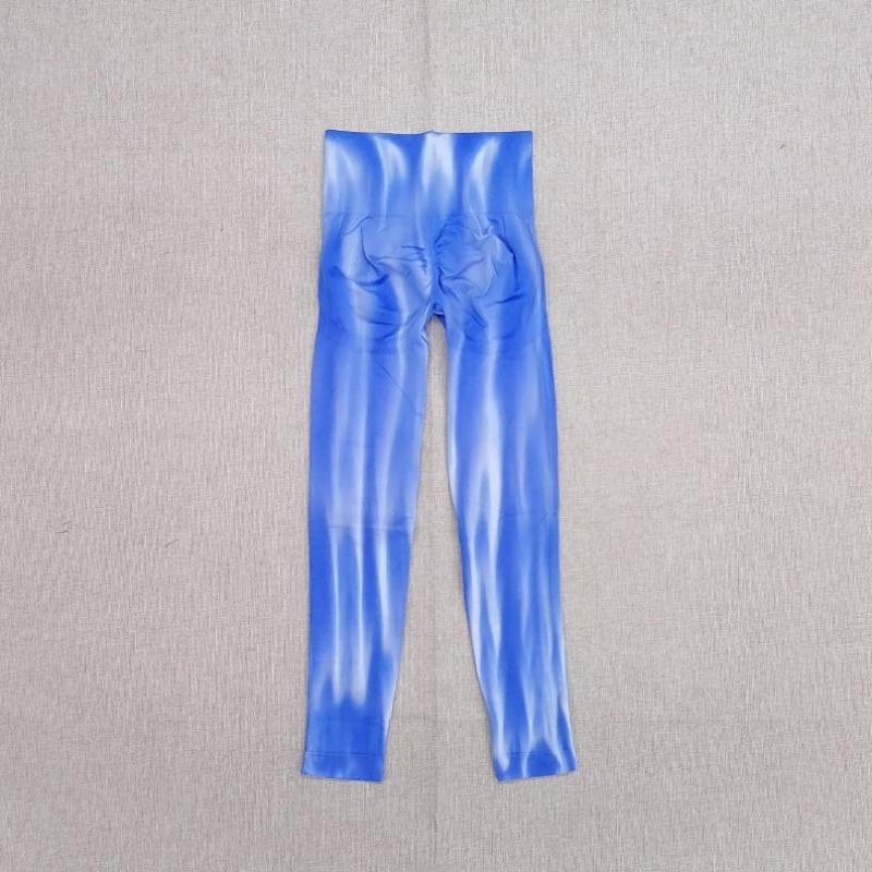 Бесшовные спортивные повседневные штаны для фитнеса и йоги, женские облегающие леггинсы с высокой талией и эффектом пуш-ап, облегающие леггинсы для йоги с принтом Polar Light 25608