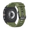 Металлический корпус+Ремешок для Samsung Galaxy Watch Ultra 47 мм Ремешок Силиконовый Дышащий Ремешок Запасной ремешок для Samsung Galaxy Ultra 2025/2024 Correa