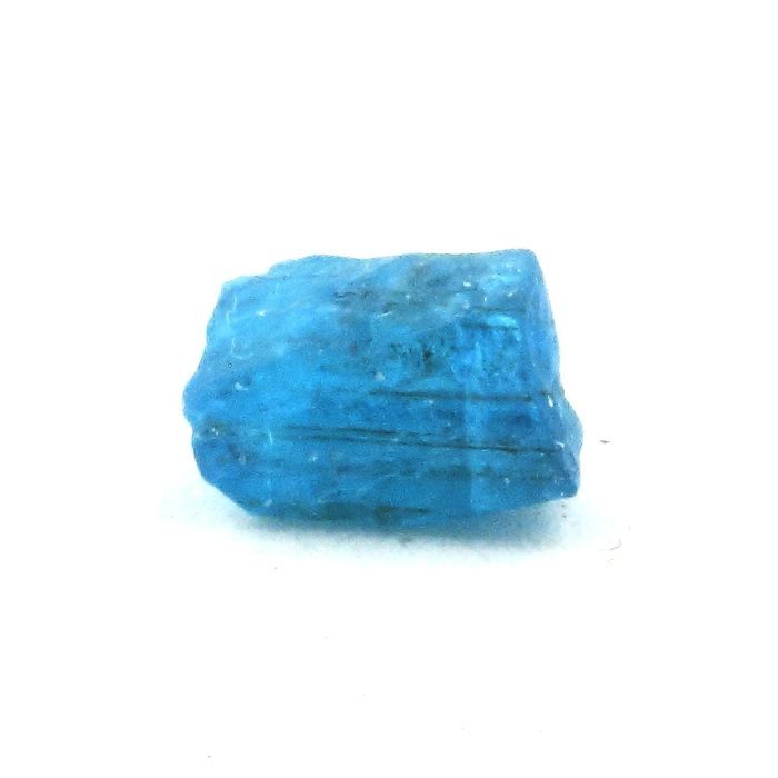 Pierres et Minéraux. Apatite bleu neon. 1.58 ct. Betroka, Anosy, Madagascar.