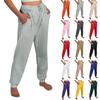 Women's Casual Pants High-waisted Belted Jogging Pants With Pockets