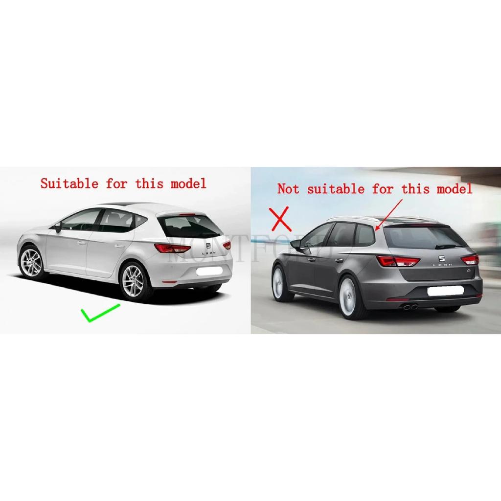 Для Seat LEON MK3 5F FR Стиль Хэтчбек 5 Дверей 2012 -2020 ABS Задний Спойлер Губа Крыло Багажника Не Подходит для 3-дверных и универсалов