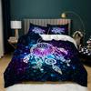 Black Background Dream Catcher Pattern Bedding Set Starry Sky Dream Catcher Quilt Cover Pillow Case 2 or 3 Pieces Soft and Comfortable Home Decoration