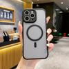 For iPhone 16 Pro Max Case Compatible with MagSafe TPU+PC Skin Touch Matte Phone Cover