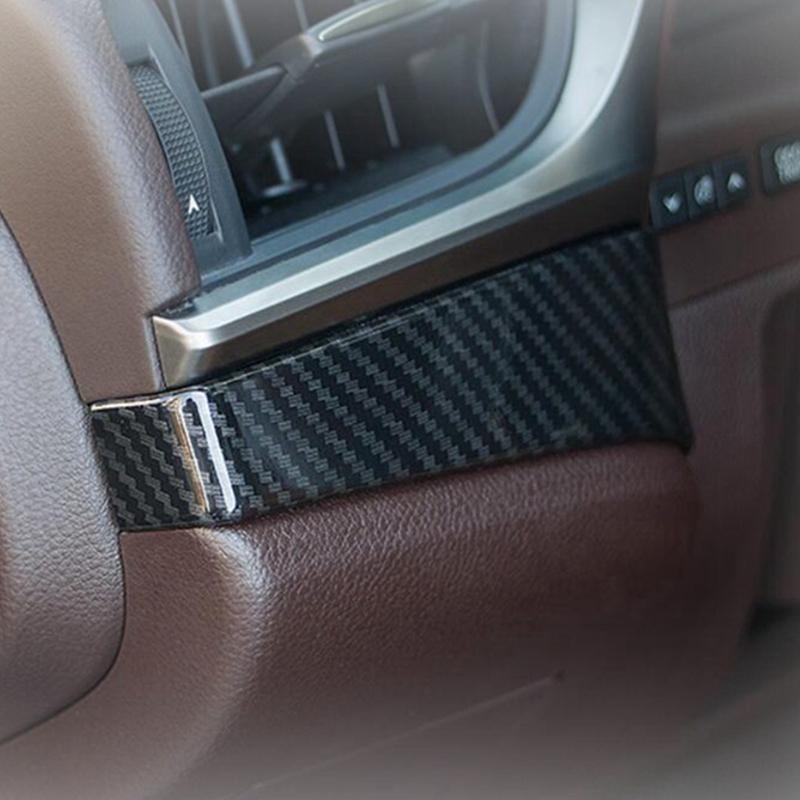 ABS Car Air AC Outlet Vent /Window Lift / Steering Wheel Frame Cover Trim For Lexus ES 2018 - Carbon Fiber Look Accessories