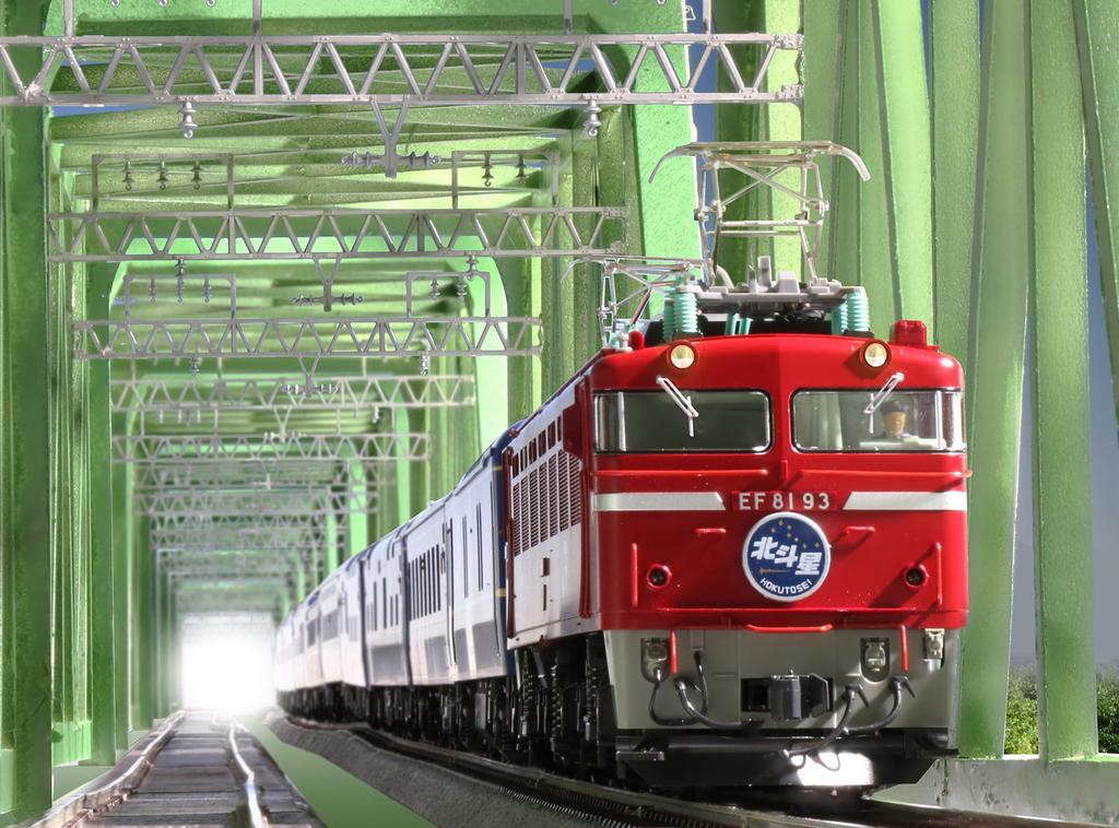 KATO HO Gauge HO EF81 Hokutosei Цветная модель железной дороги Электровоз 1-321