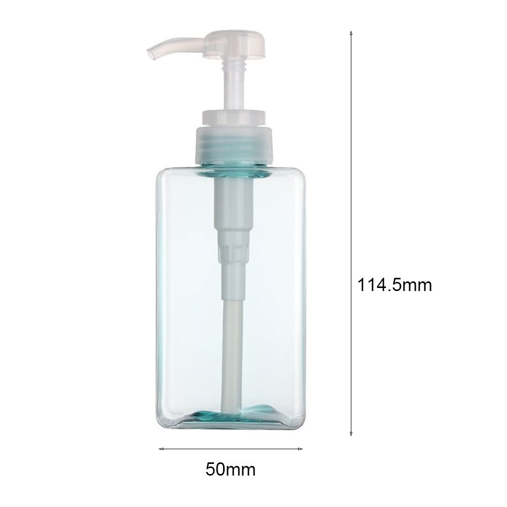 Пустой пластиковый дозатор для дезинфицирующего средства для рук, прозрачный шампунь, мыло, насос, контейнер для жидкости