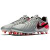 Nike Tiempo Legend 8 Academy MG Metallic Grey Crimson Мужские кроссовки Metallic-Bomber-Grey Particle-Grey Laser-Crimson AT5292-906
