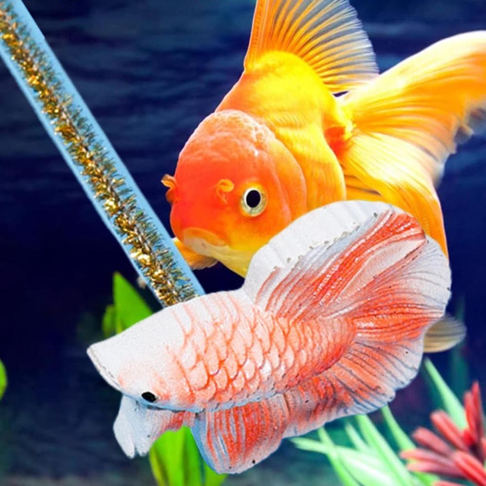 Plaything Simulation Betta Stick Interactive Fish Training Stick Aquariums Wand Tank Decoration