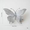 Shatterproof Mesh Butterfly Decorations For Christmas Tree 25Cm Glittering Wing Indoor Outdoor Festival Party Supplies