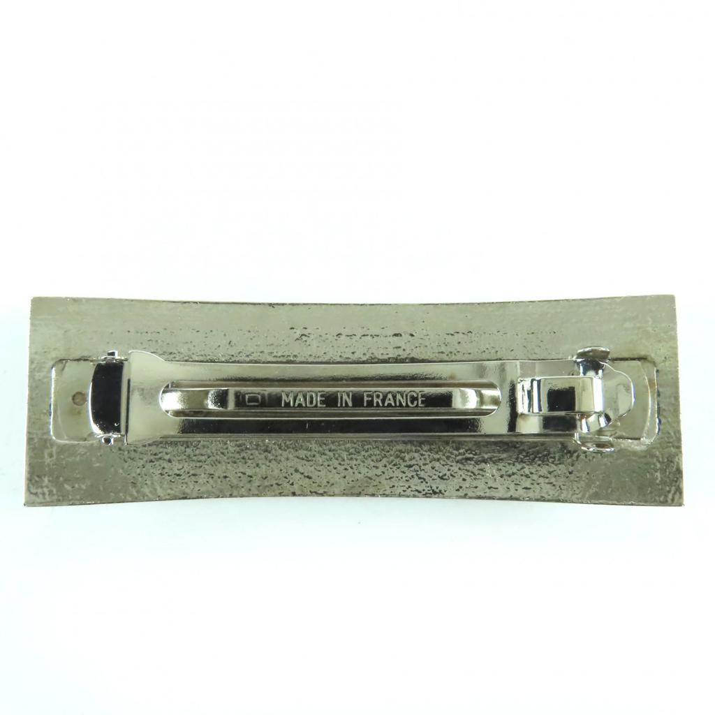 Отличный аксессуар для волос CHANEL COCO Mark Валлетта серебристый золотистый металл Женский 98P Б/у