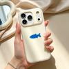 Синяя рыба подходит для чехла Huawei niche iPhone16/17pm apple case матовый чехол для телефона puraxmax для девушек