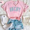 Vacay Mode T Shirt Vacation Camping Travel Adventure Road Trip Lover Vintage Unisex Casual Soft Streetwear Slightly