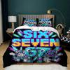 Exquisite Funny 67 Cartoon Character Bedding Set 3D Print Duvet Cover Set Single Double Single/Double/Queen Large Size Teen Boys