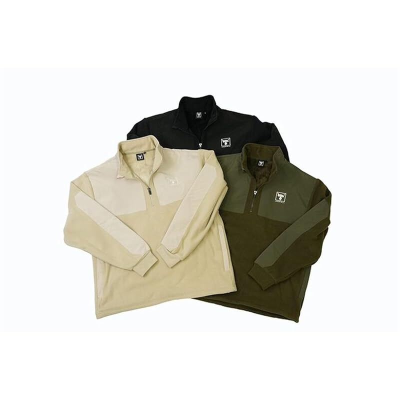 JACKALL двусторонний флис пуловер размера XXL черный