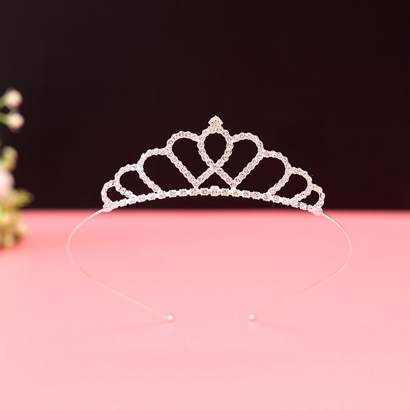 Детская диадема-корона принцессы со стразами - Милая гребень в виде кролика и кошки с бриллиантами для девочек