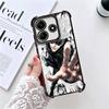Аниме Годжо Сатору JUJUSU Покрытие Чехол для телефона Для Xiaomi Redmi Note 14 15 Pro Plus 13 12 11 11S 11T 10 9S 9 5G Противоударный Airbag C