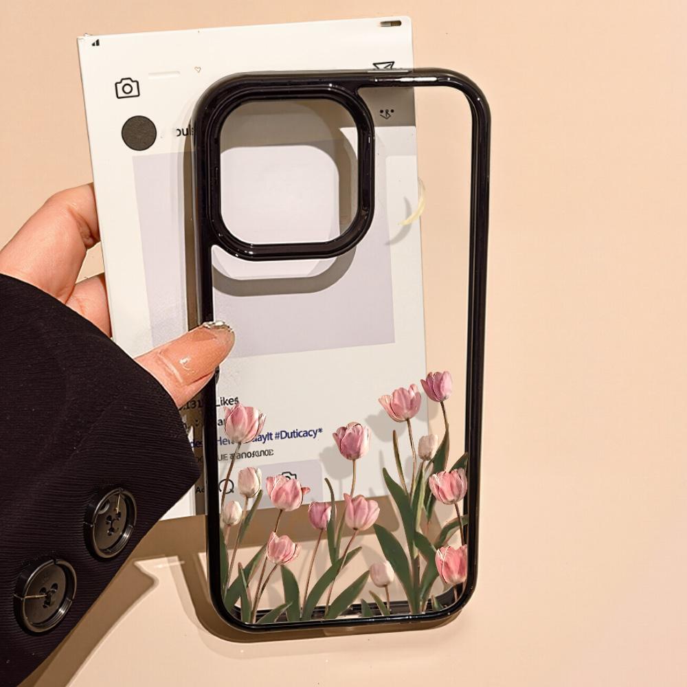 Акриловый чехол для телефона для iPhone 11 12 13 14 Pro 12 14 16 Pro Max для Samsung A16 A36 A56 S24 FE Высококачественный расписной противоударный чехол для мобильного телефона