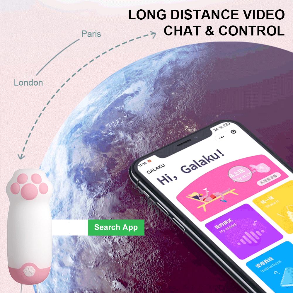Cat Claw APP Вибраторы Секс-Игрушки Для Женщин Массажер Для Точки G Оральный Вагина Стимулятор Клитора Женская Мастурбация Вибраторы Взрослые 18