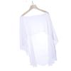 Stylish Bells Sleeve Sheer Scarf Sun Protection Shawl Casual Daily Wear Beach Vacation Shoulder Wrap Women Accessory