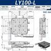 Two-Dimensional XY Axis Precision Manual Adjustment Platform