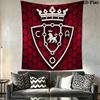 CA Osasuna Wall Tapestry Aesthetic Wall Hanging Printed Fabric Blanket Decorative Tapestries for Bedroom Living Room Home Decor