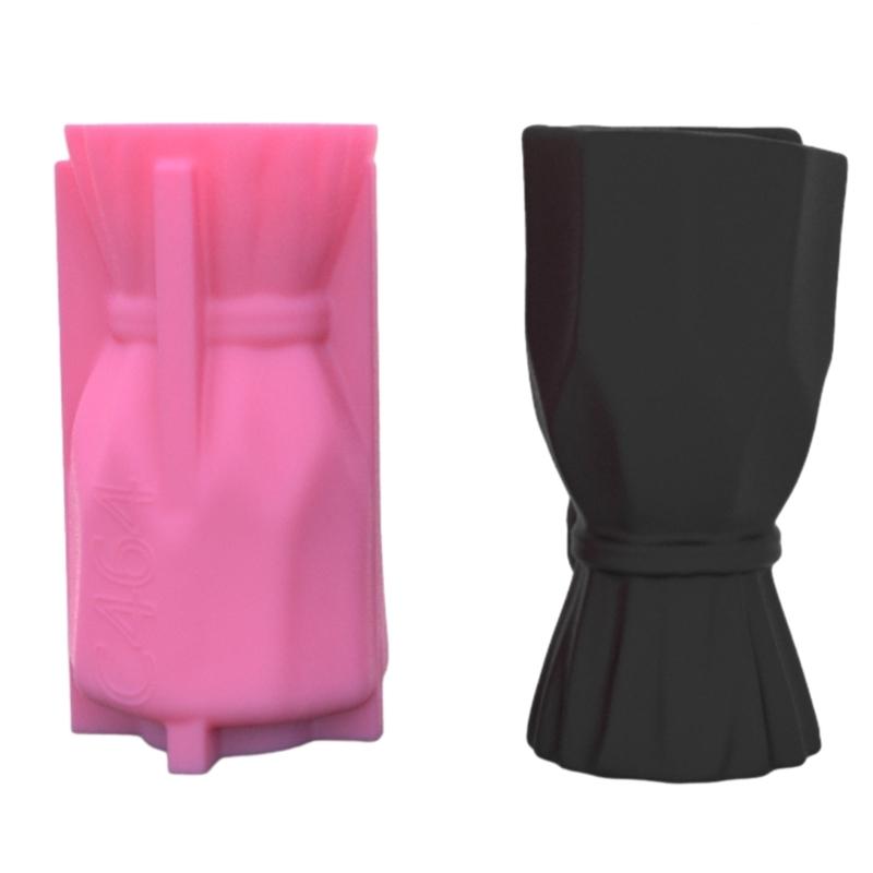 Формы для ваз для цветов с бантом, форма для цемента, силиконовый материал для ручного изготовления цветочных горшков для сочных растений