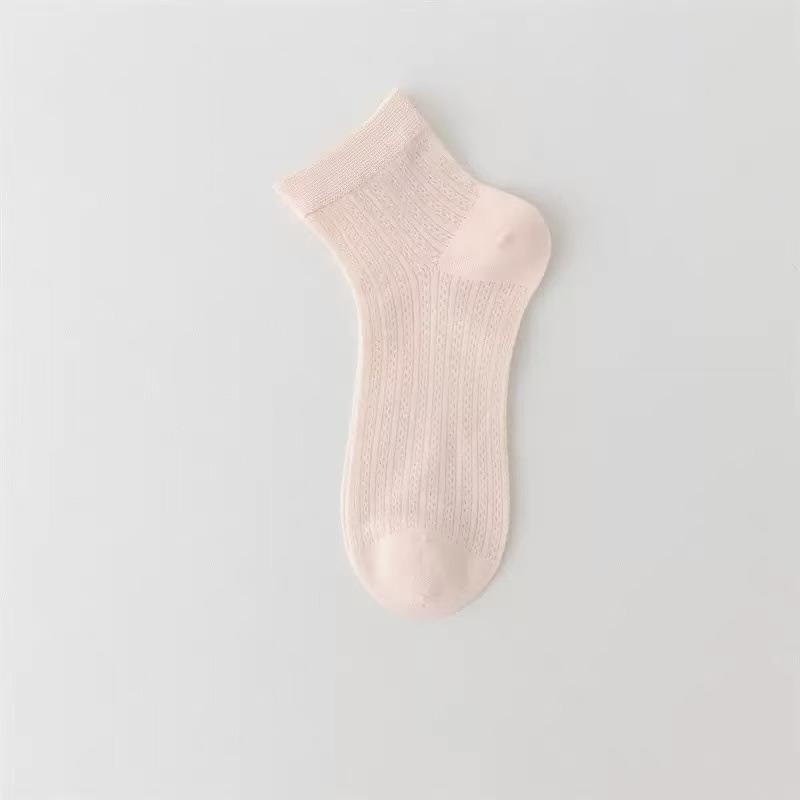 Women's Summer Thin Ice Silk Breathable Mesh Ballet Style Boneless Tube Socks