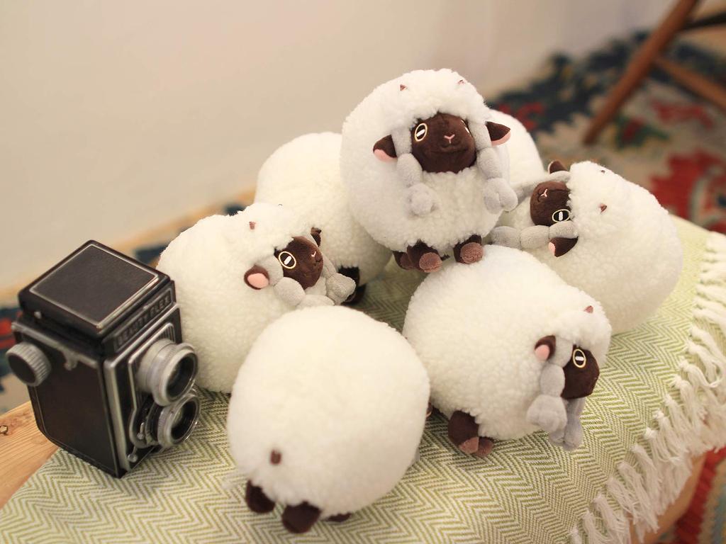 Sanei Boeki Pokemon ALL STAR COLLECTION Wooloo x D15 x Plush Toy Pokemon PP152 (S) W11.5 H12.5cm