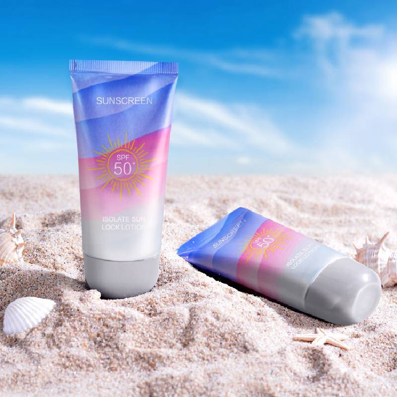 Sunscreen Lotion SPF50+PA+++ For Face Body,Waterproof and UV Protection Isolation and Protection Fresh Breathable Sun Lock Cream 50g